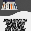 HERŞEYTREND Akıllı Saat Çoklu Kordon Seçenekli Dokunmatik Ekran Nabız Sensörlü