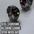 HERŞEYTREND Akıllı Saat Sesli Görüşme Bluetooth Bağlantılı 3 Kordonlu