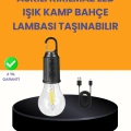 HERŞEYTREND Akıllı Sensörlü USB Şarjlı Kamp Lambası