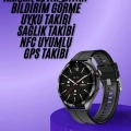 HERŞEYTREND Amoled Ekran 3 Kordonlu Akıllı Saat 5.0 Bluetooth Bağlantılı Android ve İOS Uyumlu