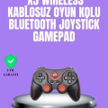 HERŞEYTREND Android Uyumlu Gamepad X3 Game Stick Oyun Kolu Bluetooth Bağlantılı