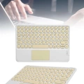 HERŞEYTREND Android ve İOS Uyumlu Bluetooth Klavye Touchpad Slim Kablosuz Wifi Q Klavye
