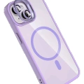 LitaeTrend Apple iPhone 13 Remim Lensli Magsafe Standlı Kapak - Lila
