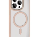 LitaeTrend Apple iPhone 15 Pro Max Terea Magsafe Kapak - Gold