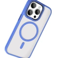 LitaeTrend Apple iPhone 15 Pro Max Terea Magsafe Kapak - Mavi