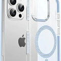 LitaeTrend Apple iPhone 15 Pro Move Taşlı Magsafe Kapak - Mavi