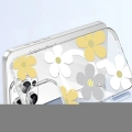 LitaeTrend Apple iPhone 16 Floral Magsafe Kapak - Sarı
