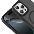 LitaeTrend Apple iPhone 16 Pro Max Megane Magsafe Kapak - Siyah