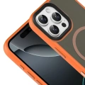 LitaeTrend Apple iPhone 16 Pro Max Megane Magsafe Kapak - Turuncu