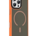 LitaeTrend Apple iPhone 16 Pro Max Megane Magsafe Kapak - Turuncu