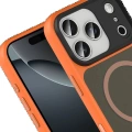 LitaeTrend Apple iPhone 17 Pro Megane Magsafe Kapak - Turuncu