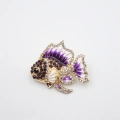 HERŞEYTREND Balık Broş - Mor