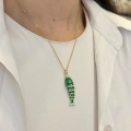 HERŞEYTREND Balık Kolye - Yeşil