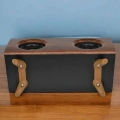 HERŞEYTREND Bluetooth Hoparlör Ahşap Klasik Retro Gramofon Bluetooth Müzik Kutusu