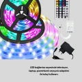 HERŞEYTREND Bluetooth Kontrollü Smart Şerit Led 10M Sese Duyarlı RGB Aydınlatma