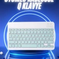 HERŞEYTREND Bluetooth Şarj Edilebilir Mini Q Klavye Kablosuz Taşınabilir