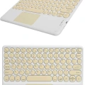 HERŞEYTREND Bluetooth Touchpad Klavye Ultra İnce Taşınabilir Q Klavye