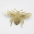 HERŞEYTREND Çelik Arı Broş - Altın