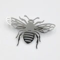 HERŞEYTREND Çelik Arı Broş - Gümüş