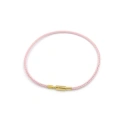 HERŞEYTREND Çelik Hasır İp Bileklik - Pembe