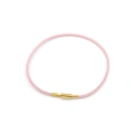 HERŞEYTREND Çelik Hasır İp Bileklik - Pembe