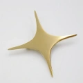 HERŞEYTREND Çelik Yıldız Broş - Altın