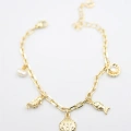 HERŞEYTREND Charm Bileklik - Altın