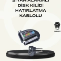 HERŞEYTREND Çift Modlu 110dB Alarmlı Disk Kilidi Suya Dayanıklı