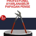 HERŞEYTREND Dayanıklı Çelik Papağan Pense Ergonomik Yalıtımlı Sap