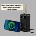HERŞEYTREND Dekoratif Gece Işıklı Bluetooth Hoparlör – Saatli Tasarım