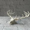 HERŞEYTREND Dekoratif Geyik Başı Heykel 25 cm Modern Minimal Tasarım