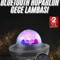 HERŞEYTREND Dönen Işıklı Disko Topu Projektör Müzik Çalarlı Disco Speaker