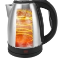 HERŞEYTREND Elektrikli Paslanmaz Çelik Su Isıtcı Çelik Kettle 1.8 Lt. Uzun Ömürlü
