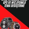 HERŞEYTREND Erkeklere Özel Akıllı Saat Çelik Kordon Bluetooth Bağlantılı İOS ve Android Uyumlu