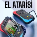 HERŞEYTREND Gamepad Joystick Nostalji 500 Oyunlu 2 Li Atari Gamebox Oyun Konsolu Sup Atari