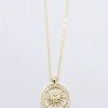 HERŞEYTREND Güneş Kolye - Altın