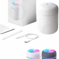 HERŞEYTREND Humidifier LED Işıklı Mini Ortam Oda Kokusu Aromaterapi Buhardanlık