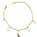 HERŞEYTREND İnci Bileklik - Altın