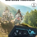 HERŞEYTREND İnterkom Intercom Kask Kulaklık Bt22 Bluetooth Motosiklet Kulaklık 5.0 Bluetooth