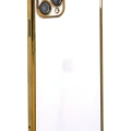 LitaeTrend iPhone 11 Pro Kılıf Lensli Silikon - Gold