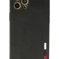 LitaeTrend iPhone 12 Pro Max Kılıf Loop Deri Silikon - Siyah