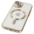 LitaeTrend iPhone 14 Plus Kılıf Kross Magneticsafe Kapak - Gold