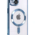 LitaeTrend iPhone 14 Plus Kılıf Kross Magneticsafe Kapak - Sierra Blue