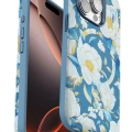 LitaeTrend iPhone 14 Pro Flower Series Magsafe Kapak - Mavi