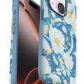LitaeTrend iPhone 15 Plus Flower Series Magsafe Kapak - Mavi