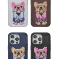 LitaeTrend iPhone 15 Pro Cute Desenli Kapak - Siyah