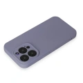 LitaeTrend iPhone 15 Pro Max Kılıf Nano içi Kadife Silikon - Lila