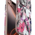 LitaeTrend iPhone 16 Pro Flower Series Magsafe Kapak - Pembe