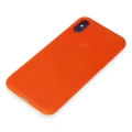 LitaeTrend iPhone X Kılıf First Silikon - Parlak Turuncu