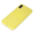 LitaeTrend iPhone X Kılıf First Silikon - Sarı